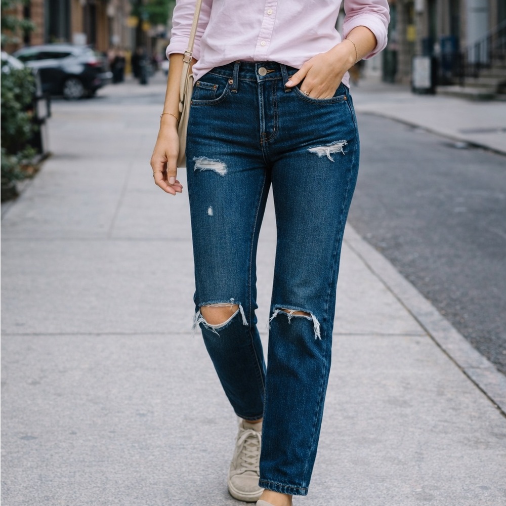 Levi's Classic Blue Denim Jeans